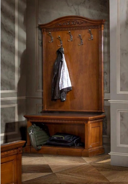 Панель для прихожей "Венеция" Орех 780  купить в интернет магазине Мебель из массива. Звоните +7 495 961-63-63 Прихожие